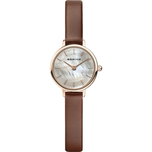 Bering Damen Uhr Armbanduhr Classic - 11022-564 Leder