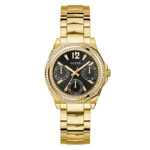 Guess Damen Uhr Armbanduhr RITZY GW0685L4 Edelstahl gold