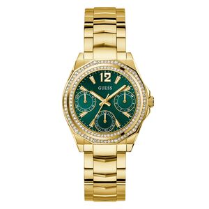 Guess Damen Uhr Armbanduhr RITZY GW0685L5 Edelstahl gold