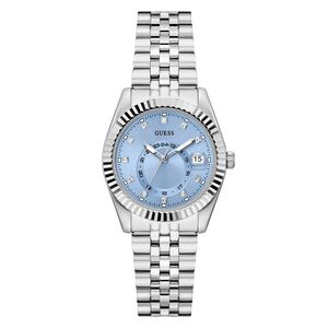 Guess Damen Uhr Armbanduhr JADA GW0936L1 Edelstahl silber