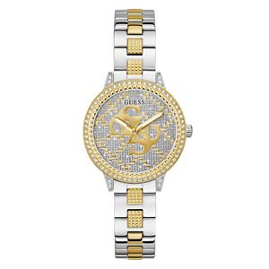 Guess Damen Uhr Armbanduhr G LACE GW0944L3 Edelstahl bicolor