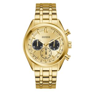 Guess Herren Uhr Armbanduhr DAWSON GW0971G2 Edelstahl gold