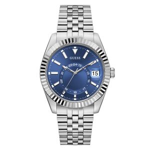 Guess Herren Uhr Armbanduhr JADEN GW0977G1 Edelstahl silber