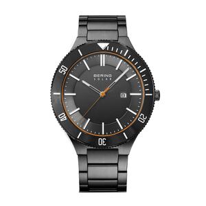 Bering Herren Uhr Armbanduhr Edelstahl grau 14443-779 Solar 