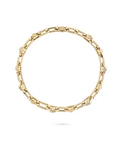 Philipp Plein Unisex Kette Halskette Edelstahl IP Gold PLEIN EDGE PJPEA16NU