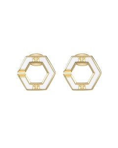 Philipp Plein Damen Ohrringe Ohrstecker Edelstahl IP Gold PLEIN LEGACY PJREA17EU