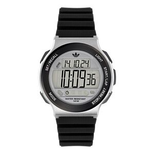 Adidas Unisex Uhr EXPRESSION THREE DIGITALSilikon schwarz AOFH25507