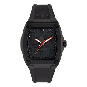 Adidas Unisex Uhr CITY TECH FIVE Kunststoff schwarz AOFH25509