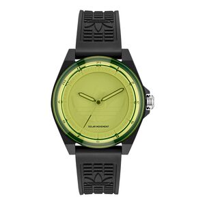 Adidas Unisex Uhr PROJECT FOUR SOLAR Kunststoff schwarz AOST25530