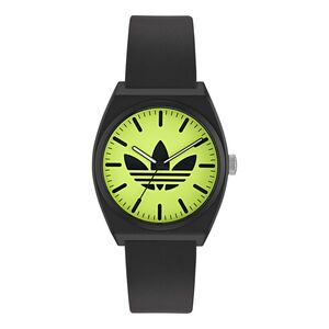 Adidas Unisex Uhr PROJECT TWO Kunststoff schwarz AOST25549