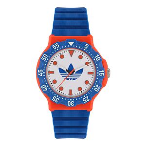 Adidas Unisex Uhr DISCOVERER TWO Silikon blau AOSY25513