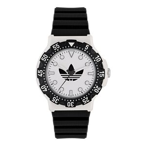 Adidas Unisex Uhr DISCOVERER TWO Silikon schwarz AOSY25516