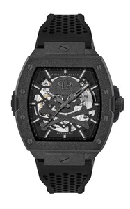 Philipp Plein Herren Uhr Automatik THE $KELETON FROSTED PWJFA1125 Silikon