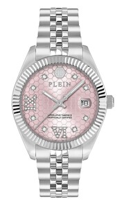 Philipp Plein Damen Uhr Analog Quarz DATE SUPERLATIVE PWYFA0125 Edelstahl