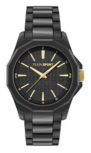 Plein Sport Unisex Uhr Analog Quarz ONYX ULTRA PSNGA0625 Edelstahl