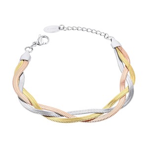 s.Oliver Jewel Damen Armband Armkette Edelstahl Schlangen 2040603