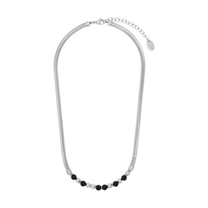 s.Oliver Jewel Damen Kette Halskette Bead Edelstahl 2040605