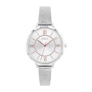 s.Oliver Damen Uhr Armbanduhr Edelstahl 2040106