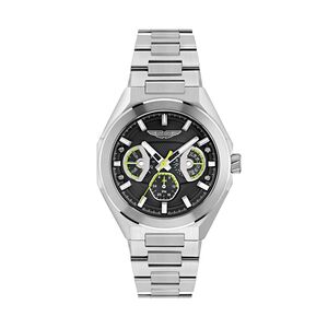 ASTON MARTIN Herren Uhr Multifunktion Armbanduhr AML THRILL MTRI1F505 Edelstahl