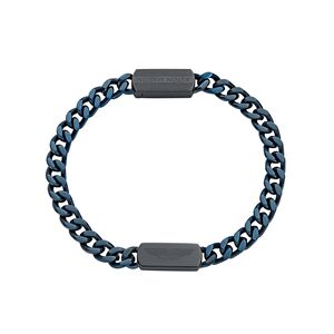 ASTON MARTIN Herren Armband Armkette Edelstahl Blau AML ICON MJIUF5BL6