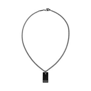 ASTON MARTIN Herren Halskette Edelstahl Anh�nger schwarz AML ICON MJIBF5NU1