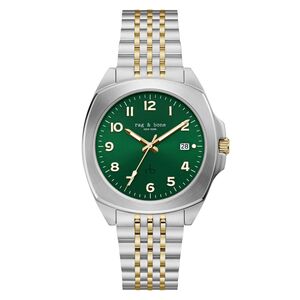 rag & bone Herren Analog Quarz Uhr Armbanduhr Bleeker RBG250031 Edelstahl