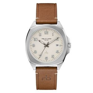 rag & bone Herren Analog Quarz Uhr Armbanduhr Bleeker RBG250032 Leder