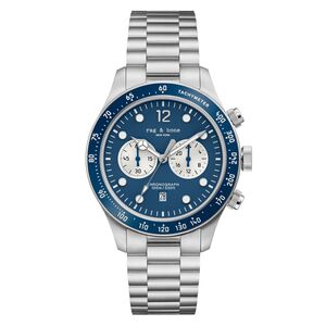 rag & bone Herren Analog Quarz Uhr Reid Chronograph RBG250040 Edelstahl