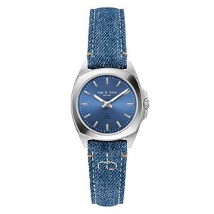 rag & bone Damen Analog Quarz Uhr Armbanduhr Bleeker RBL250010 Textil