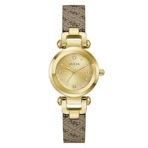 Guess Damen Uhr Armbanduhr GINGER GW1021L2 Leder