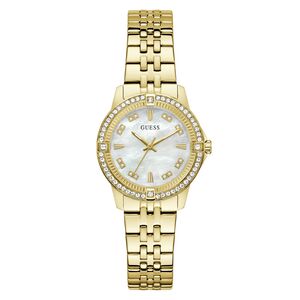 Guess Damen Uhr Armbanduhr COLETTE GW1027L2 Edelstahl gold