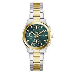 Guess Damen Uhr Armbanduhr BIRDIE GW1031L6 Edelstahl bicolor