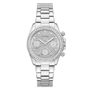 Guess Damen Uhr Armbanduhr VICTORIA GW1037L1 Edelstahl silber