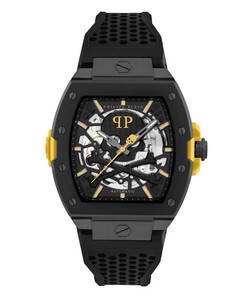 Philipp Plein Herren Uhr Automatik THE $KELETON 2.0 PWJFA1526 Silikon