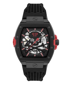 Philipp Plein Herren Uhr Automatik THE $KELETON 2.0 PWJFA1626 Silikon