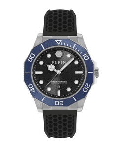 Philipp Plein Herren Uhr Analog Quarz AQUASTORM PW2GA0126 Silikon