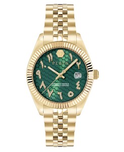 Philipp Plein Damen Uhr Analog Quarz DATE SUPERLATIVE PWYFA0626 Edelstahl