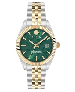 Philipp Plein Damen Uhr Analog Quarz DATE SUPERLATIVE PWYFA0926 Edelstahl