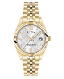 Philipp Plein Damen Uhr Analog Quarz DATE SUPERLATIVE PWYFA1026 Edelstahl