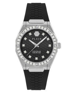 Philipp Plein Damen Uhr Analog Quarz PLEIN DELUXE LADY PWVGA0126 Silikon