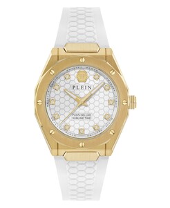 Philipp Plein Damen Uhr Analog Quarz PLEIN DELUXE LADY PWVGA0226 Silikon