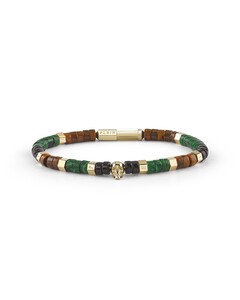 Philipp Plein Herren Armband Edelstahl Gold PLEIN BEADS PJNEA16BU