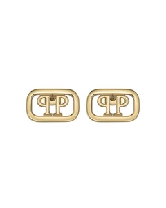 Philipp Plein Damen Ohrringe Edelstahl IP Gold PLEIN LETTERING PJ1AA25EU