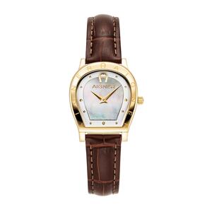 Aigner Damen Uhr Armbanduhr Edelstahl gold AGW.276001-SET