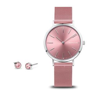 Bering Damen Uhr Armbanduhr Classic Quarz - 14134-999-GWP Set