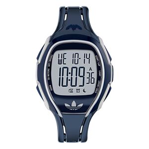 Adidas Unisex Uhr DIGITAL Athletics One Kunststoff blau AOFH26024
