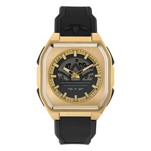 Adidas Unisex Uhr CITY TECH SIX SST Silikon schwarz AOFH26014