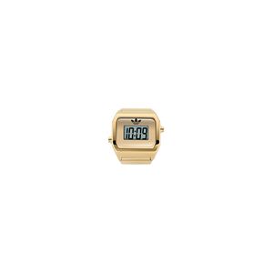 Adidas Damen Ring Uhr DIGITAL TWO RING Edelstahl gold AOST26036