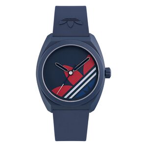 Adidas Unisex Uhr PROJECT THREE Keramik blau AOST26042