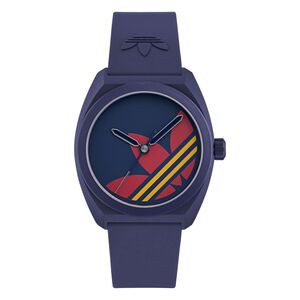 Adidas Unisex Uhr PROJECT THREE Keramik blau AOST26048